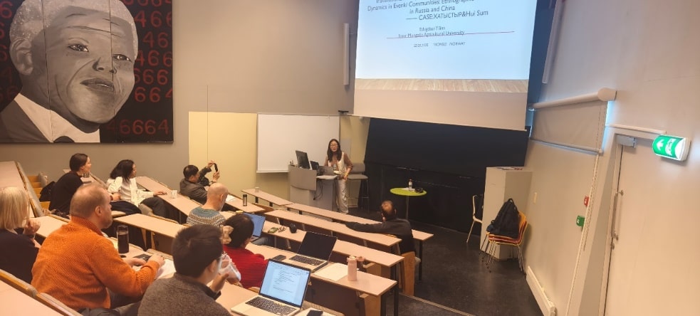 Qu Feng at the workshop: From Archaeology to Ethnology - Research on Chinas Sub-Arctic Cultures