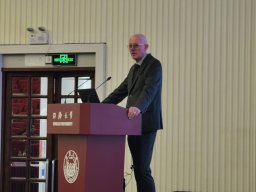 Ágúst Hjörtur Ingþórsson´giving a speech - closeup